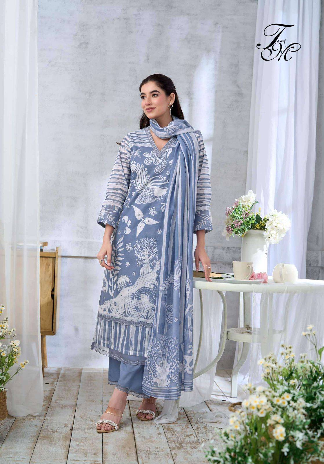 MEHKA SAFAR By T&M 528 TO 533 series Beautiful Festive Suits Stylish Colorful Fancy Casual Wear Organdy Digital Print Dresses At Wholesale Price